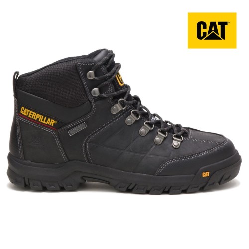 Caterpillar Threshold Waterproof Steel Toe Miesten Turvakengät Mustat (XQZPJ)